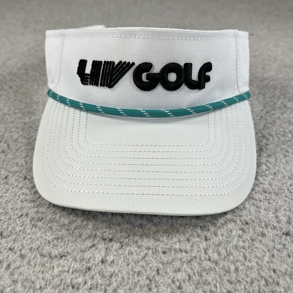 LIV Golf Rope Hat Cap Visor Mens Adjustable Strapback Embroidered Logo